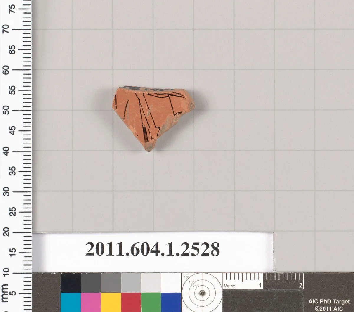 Terracotta fragment of a kylix (drinking cup) — Unknown