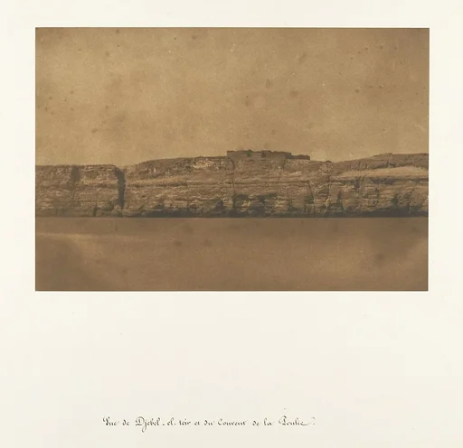 Vue de Djebel-el-teir et du Convent de la Poulie