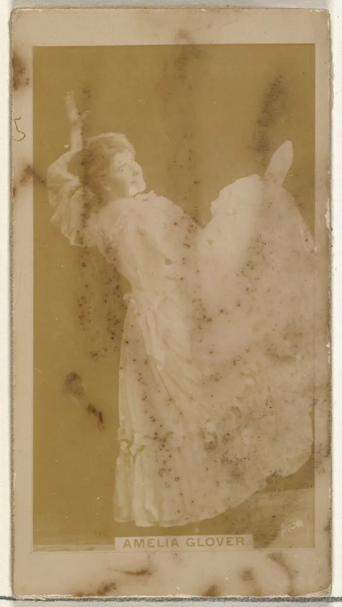 Amelia Glover, from the Actors and Actresses series (N145-8) issued by Duke Sons & Co. to promote Duke Cigarettes — W. Duke, Sons & Co.|American Tobacco Company