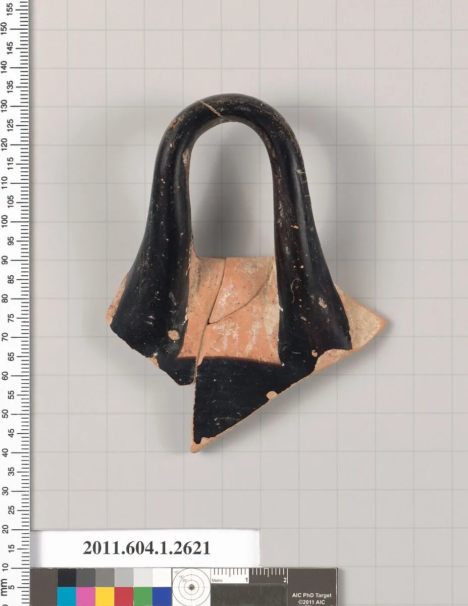 Terracotta fragment of a kylix (drinking cup) — Unknown