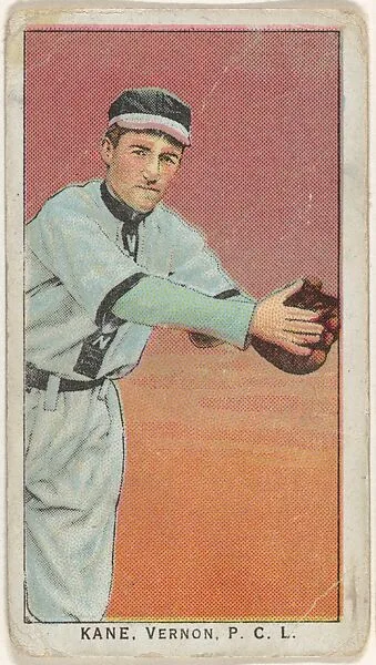 Kane, Vernon, Pacific Coast League, from the "Obak Baseball Players" set (T212), issued by the American Tobacco Company to promote Obak Mouthpiece Cigarettes — American Tobacco Company