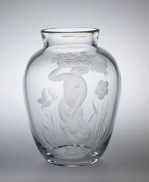 "Summer" Vase — Duncan Grant|Corning Glass Works, Steuben Division