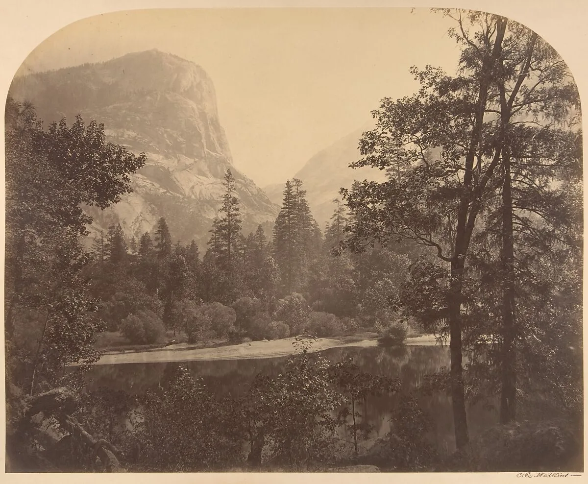 The Lake at the Foot of Half Dome — Carleton E. Watkins