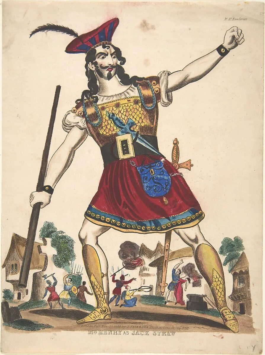 Mr. Henry as Jack Straw — Anonymous, British, 19th century|John Fairburn
