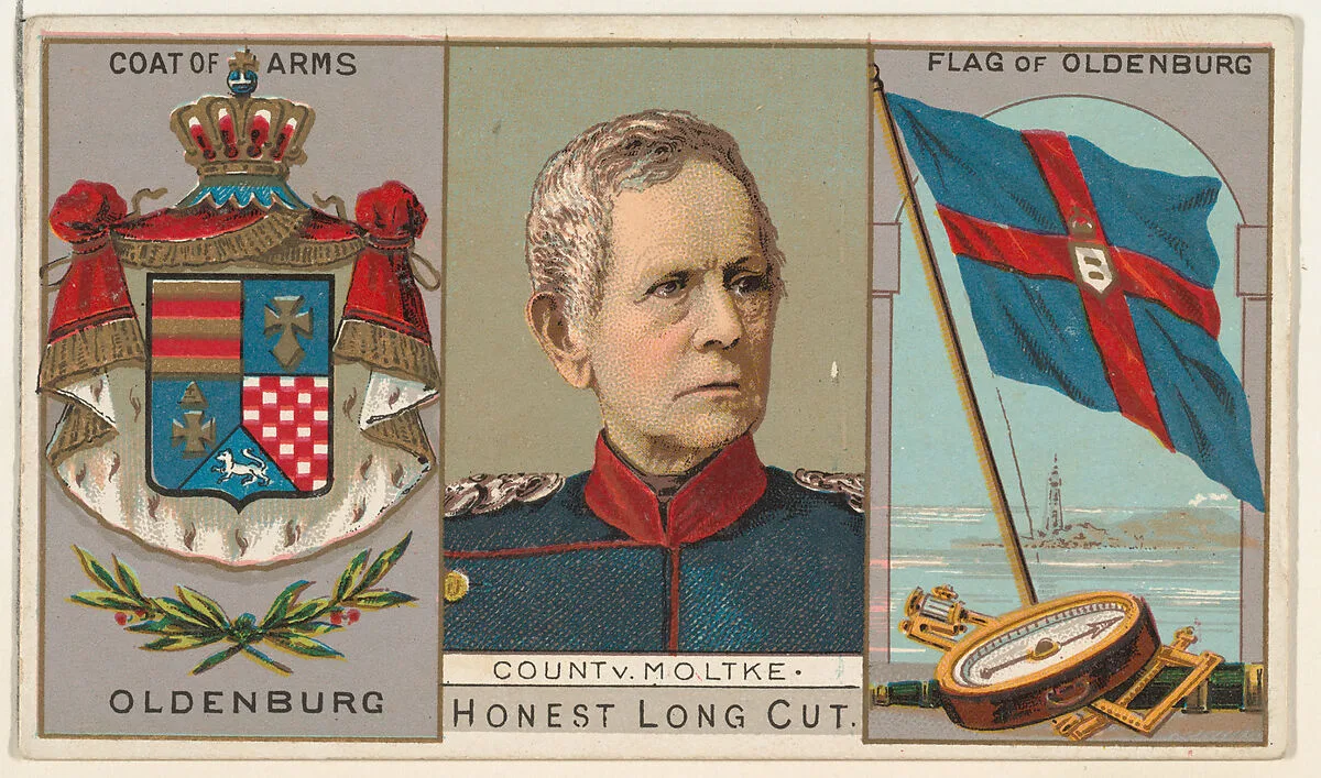Count von Moltke, Oldenburg, from the Rulers, Flags, and Coats of Arms series (N126-1) issued by W. Duke, Sons & Co. — W. Duke, Sons & Co.
