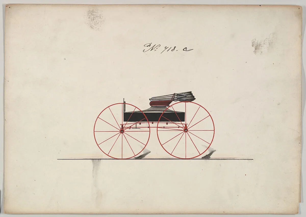 Design for Wagon, no. 718a — Brewster & Co.
