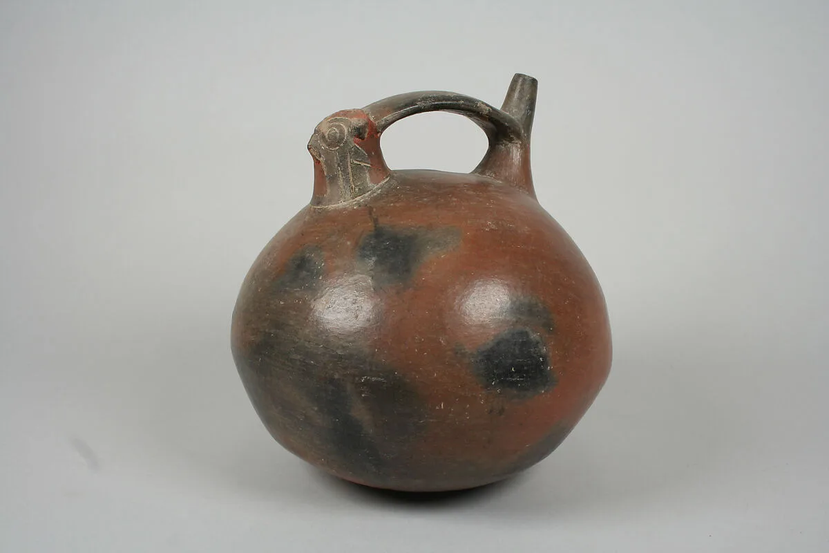 Bridge and Spout Bottle with Bird Head — Unknown