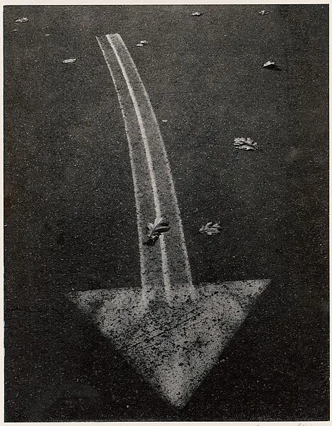 Street Arrow, Boston, Massachusetts — Ansel Easton Adams
