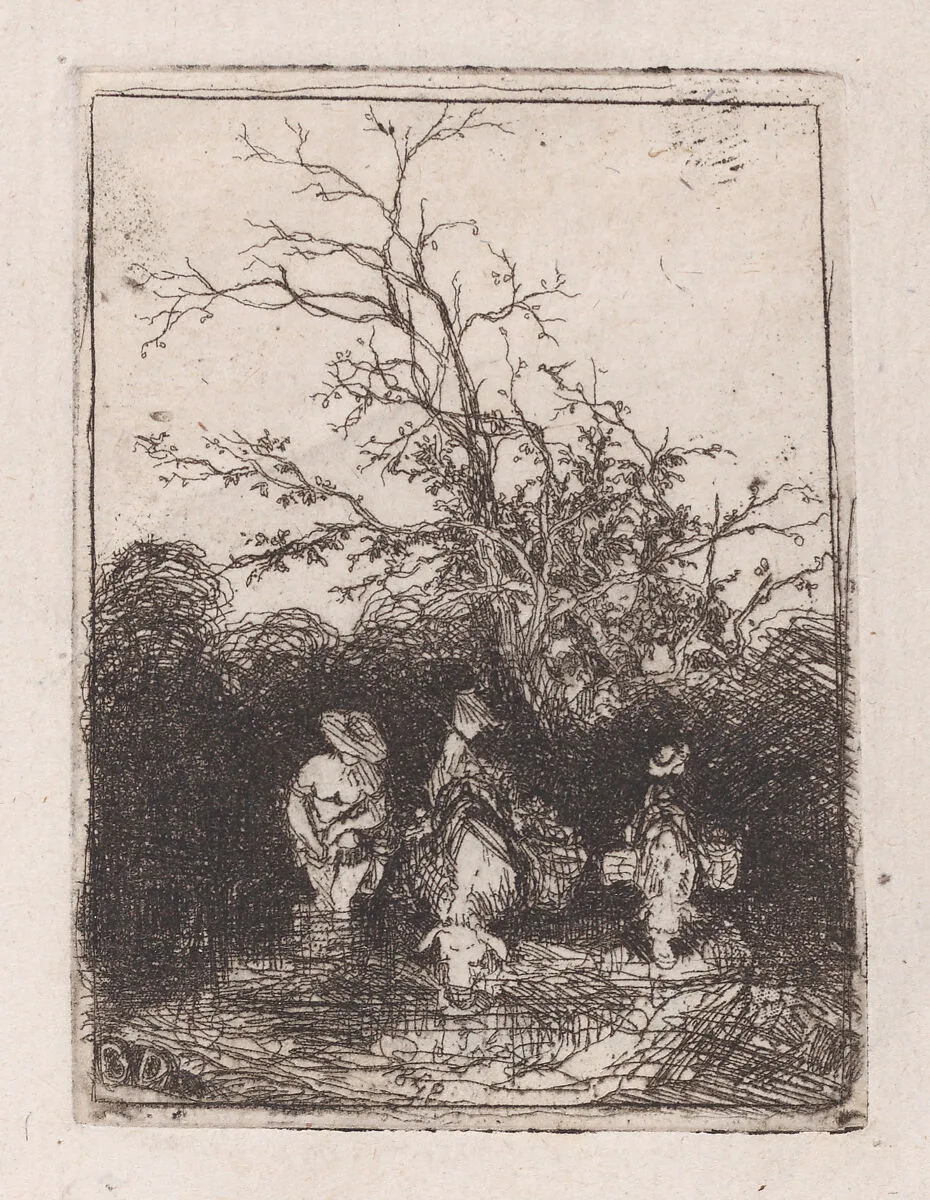 Le Gué (The Ford) — Rodolphe Bresdin