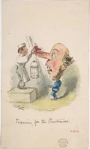 "Preparing for the Pantomime"