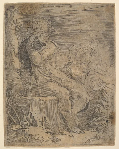 Youth with two old Men