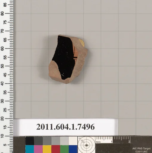 Terracotta fragment of a kylix (drinking cup)