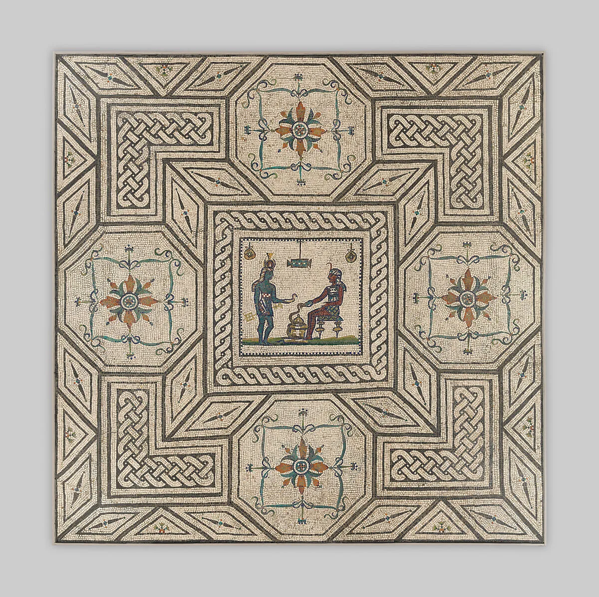 Mosaic floor with Egyptianizing scene — Unknown
