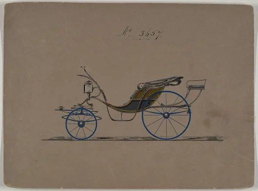 Design for Cabriolet or Victoria, no. 3657