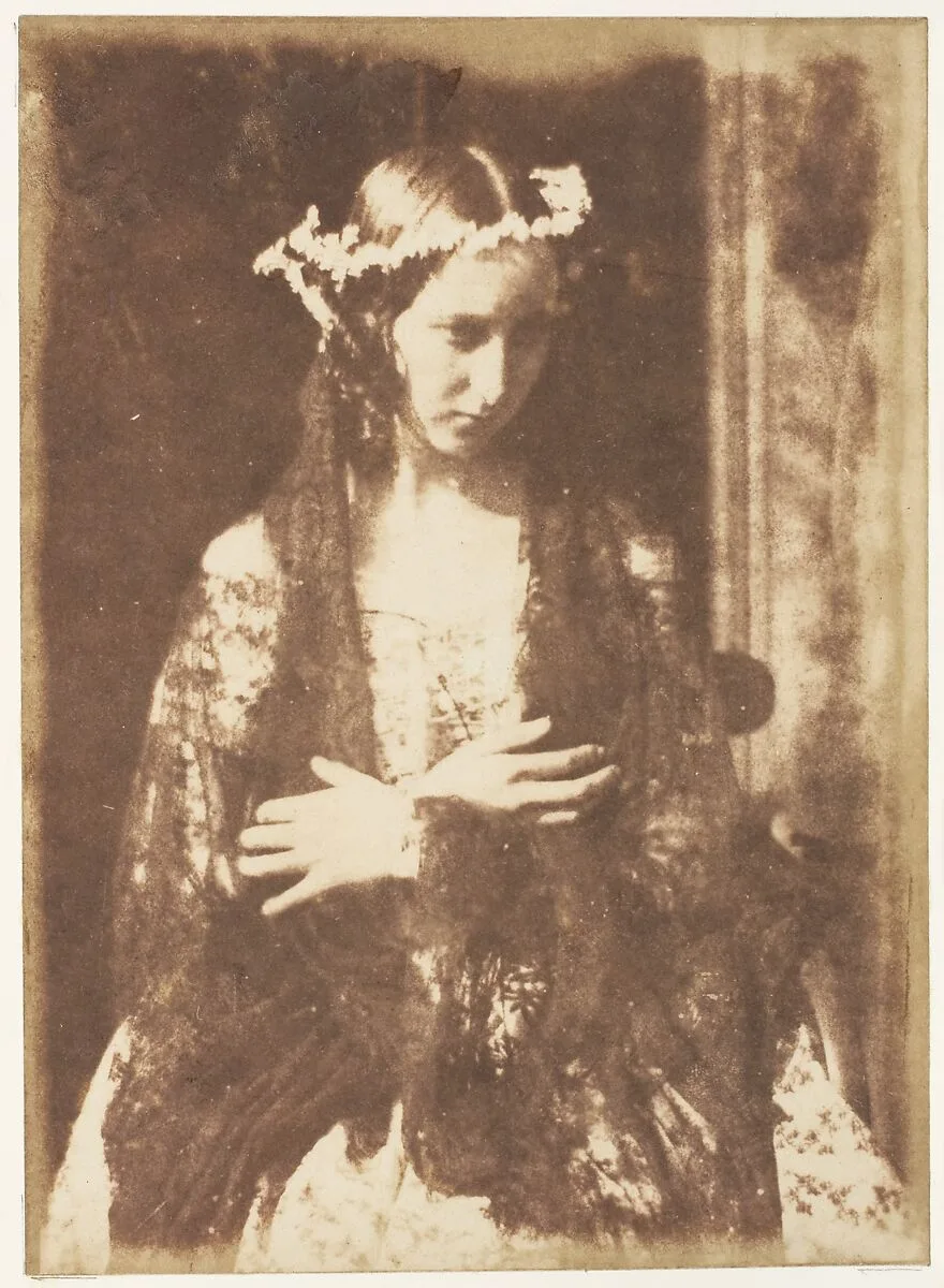 Miss Kemp as Ophelia — David Octavius Hill|Robert Adamson|Hill and Adamson