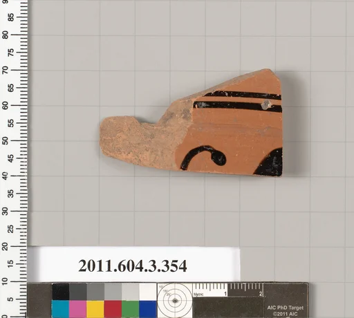 Terracotta fragment of a neck-amphora (jar)