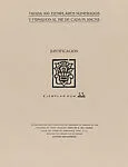 Frontispiece to portfolio of woodcuts'15 Grabados en madera' with information regarding the edition (100, of which this is number 22), and further publication details — Gabriel Fernández Ledesma|Alfonso Ballesteros
