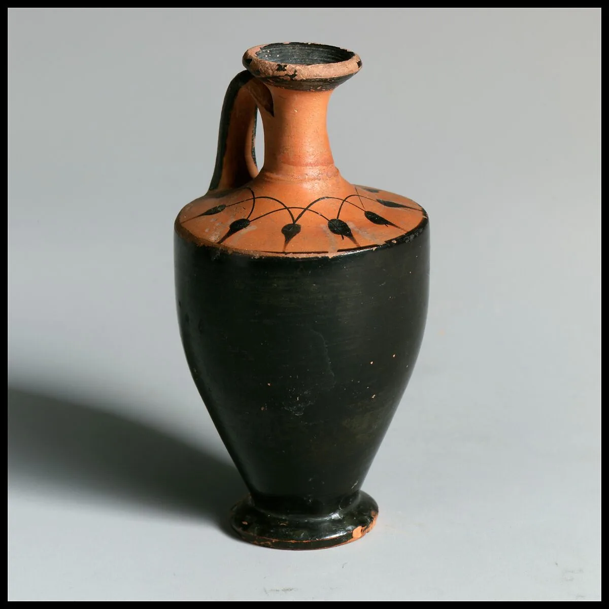 Terracotta lekythos (oil flask) — Unknown