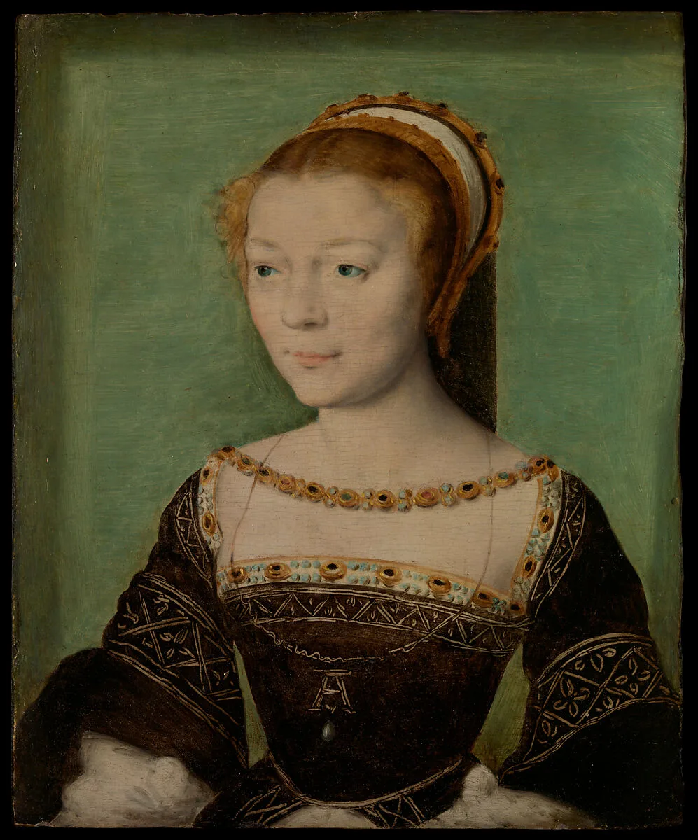 Anne de Pisseleu (1508–1576), Duchesse d'Étampes — Corneille de Lyon