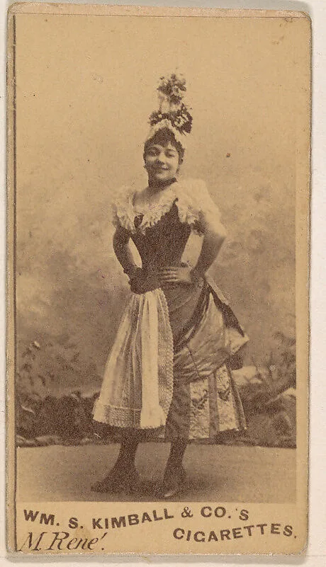 Miss Rene, from the Actresses series (N203) issued by Wm. S. Kimball & Co. — William S. Kimball & Company