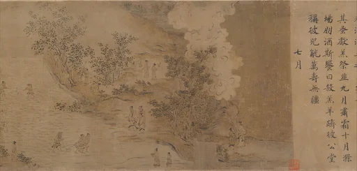 南宋 馬和之 詩經豳風圖 卷|Odes of the State of Bin