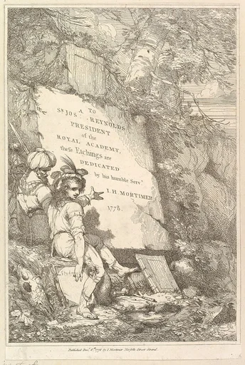 Frontispiece, from "Fifteen Etchings Dedicated to Sir Joshua Reynolds"