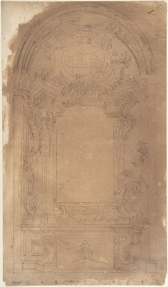 Two halved variants for a Chapel — Anonymous, Italian, Piedmontese, 18th century