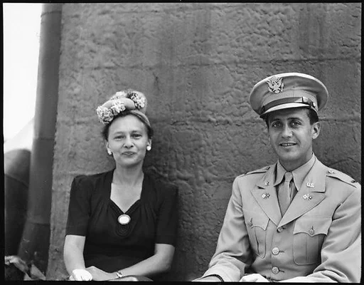 [Unidentified Couple on Roof of 441 East 92nd Street Apartment Building?, New York City]