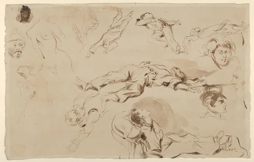 Figure Studies related to "Liberty Leading the People"