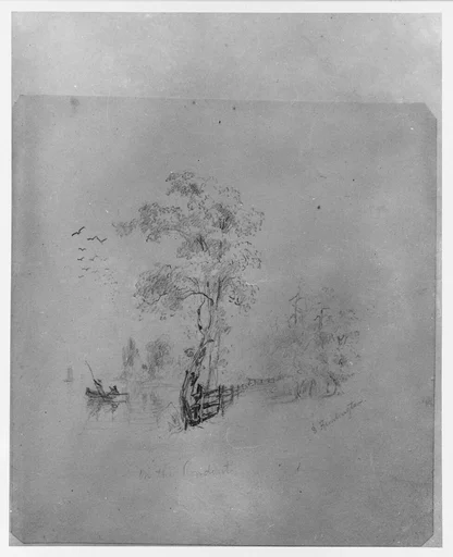 On the Rondout (from McGuire Scrapbook)