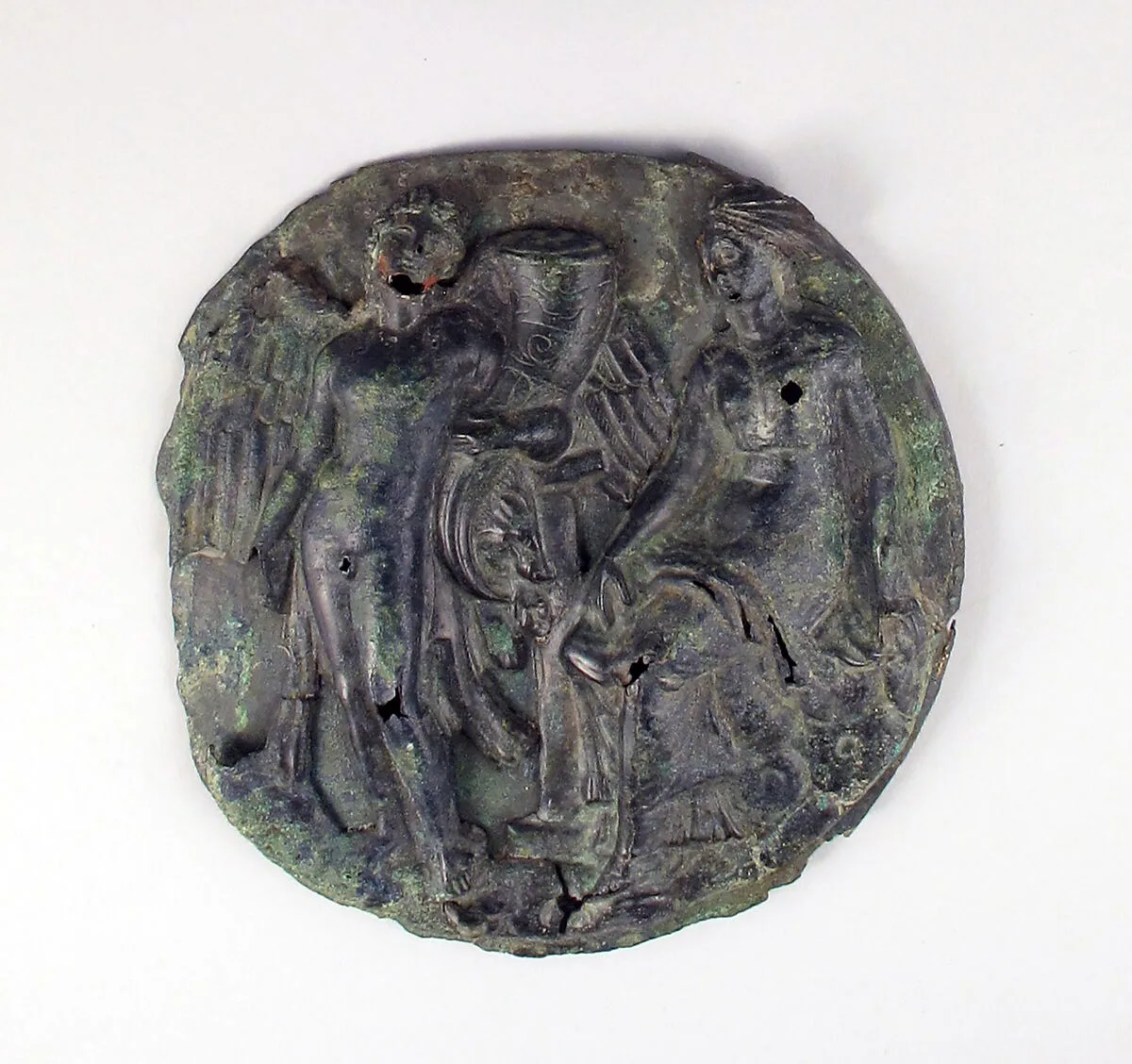Mirror with Aphrodite and Eros — Unknown