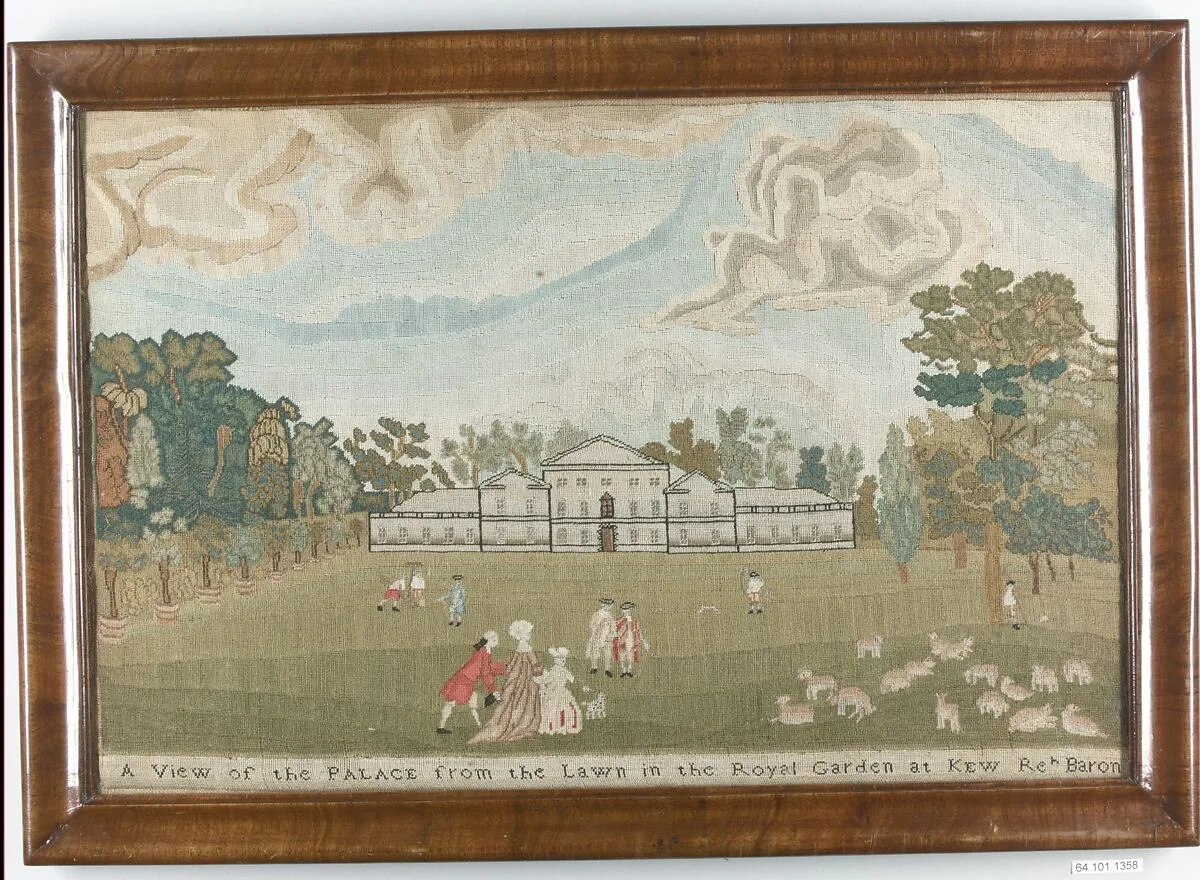 A View of the Palace from the Lawn in the Royal Garden at Kew — Unknown