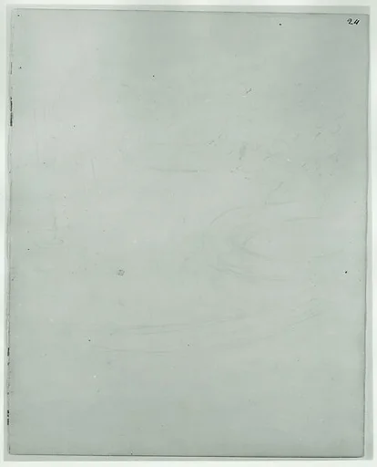 24r. A fountain in the Public Garden; 24v. Blank