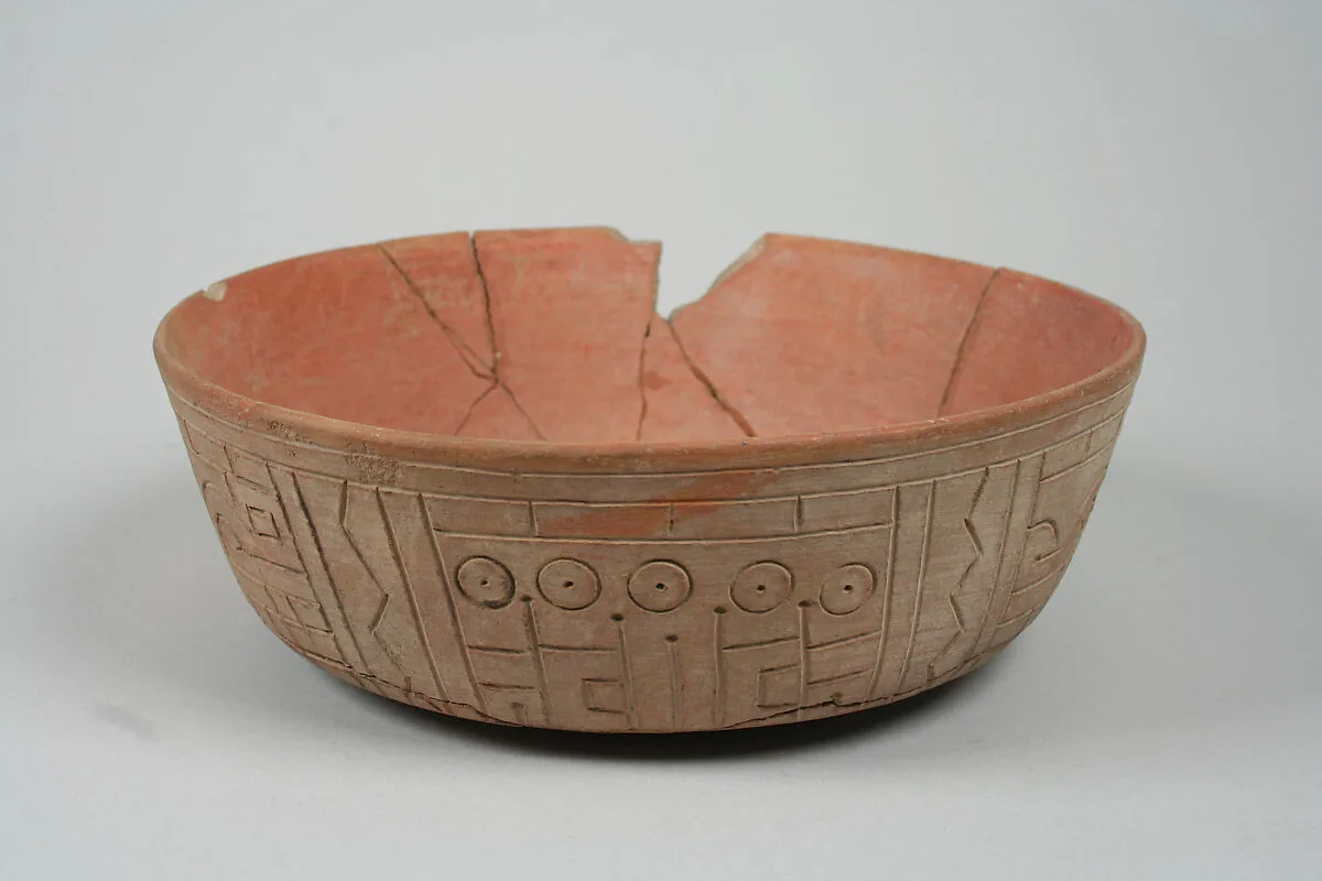 Incised bowl with fox motif — Unknown