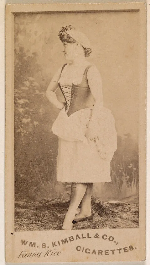 Fanny Rice, from the Actresses series (N203) issued by Wm. S. Kimball & Co. — William S. Kimball & Company