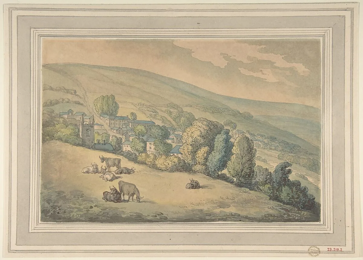 Downlands, Sussex — Thomas Rowlandson