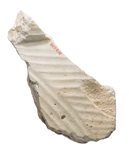Pleated garment, relief  (?)