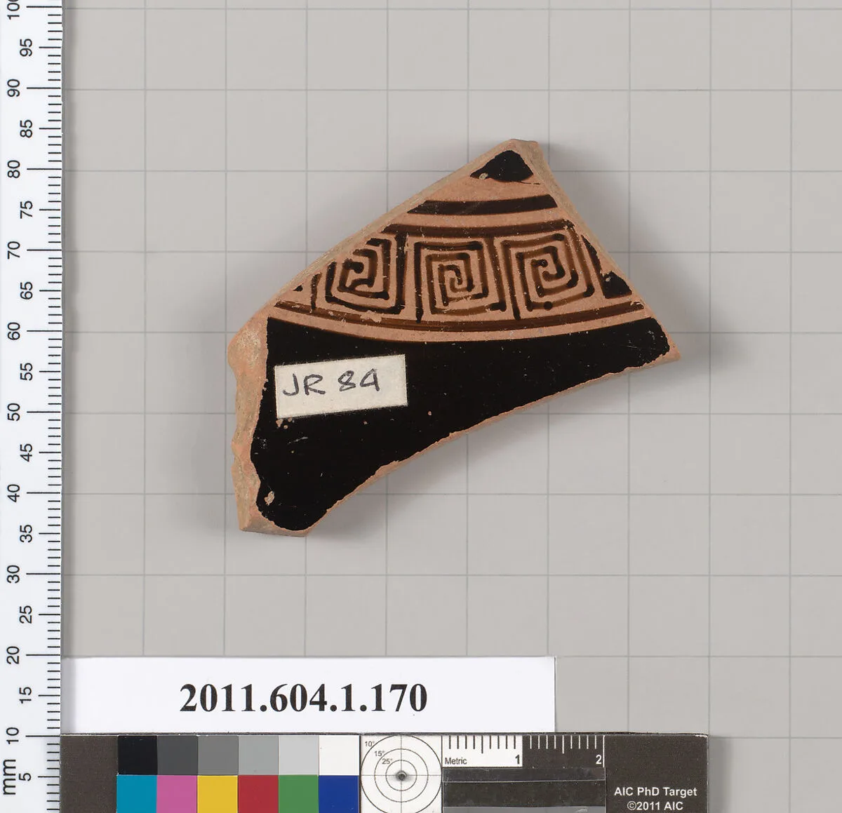Terracotta fragment of a kylix (drinking cup) — Unknown