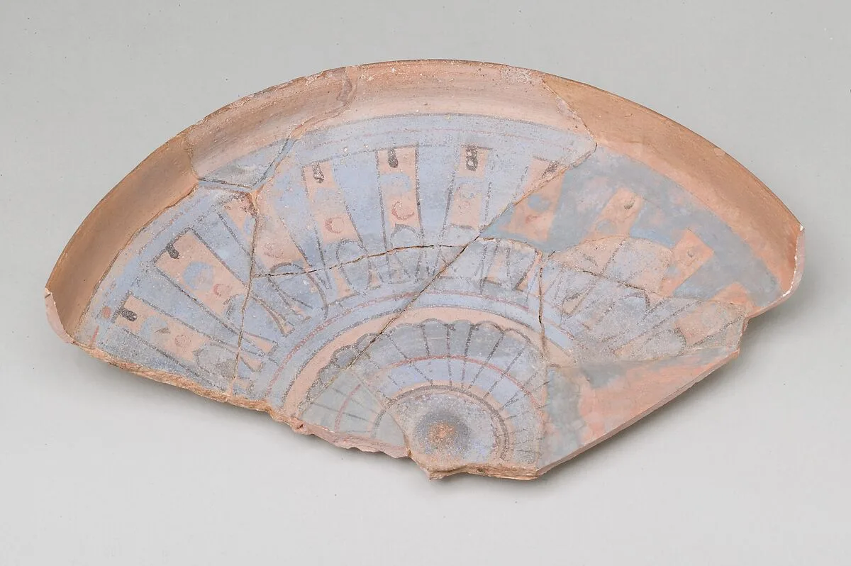 Blue-Painted Dish from Malqata — Unknown
