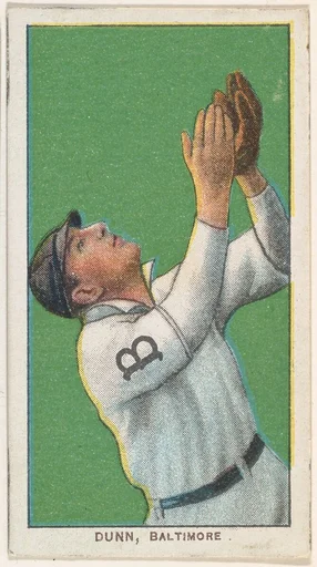 Dunn, Baltimore, Eastern League, from the White Border series (T206) for the American Tobacco Company