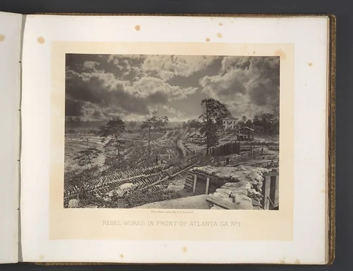 Rebel Works in Front of Atlanta, Georgia No. 1