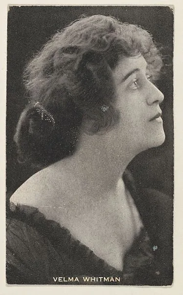 Velma Whitman, from the Black and White Movie Stars series (D1), issued by the E. H. Koester Baking Company — E. H. Koester Baking Company, Baltimore
