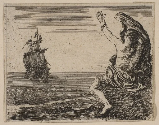 Theseus and Ariadne, from 'Game of Mythology' (Jeu de la Mythologie)