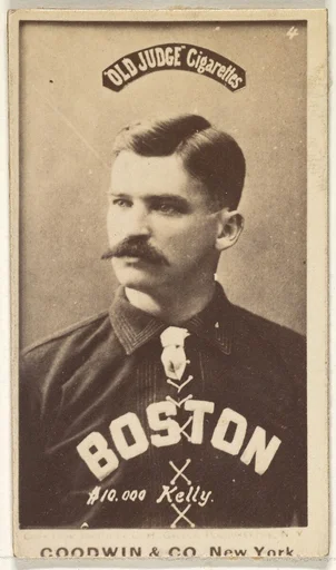 "$10,000" Kelly, Boston, from the Old Judge series (N172) for Old Judge Cigarettes