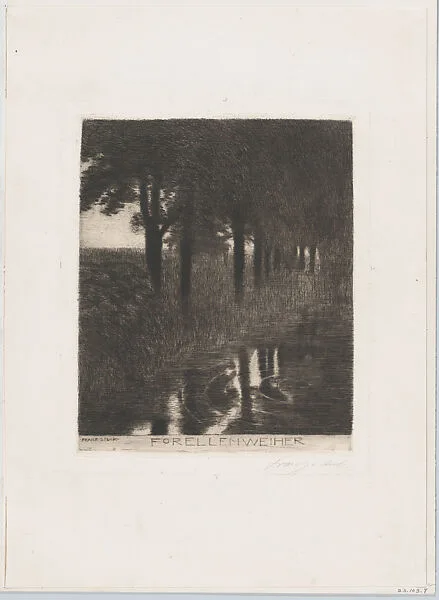 Trout Pond — Franz von Stuck