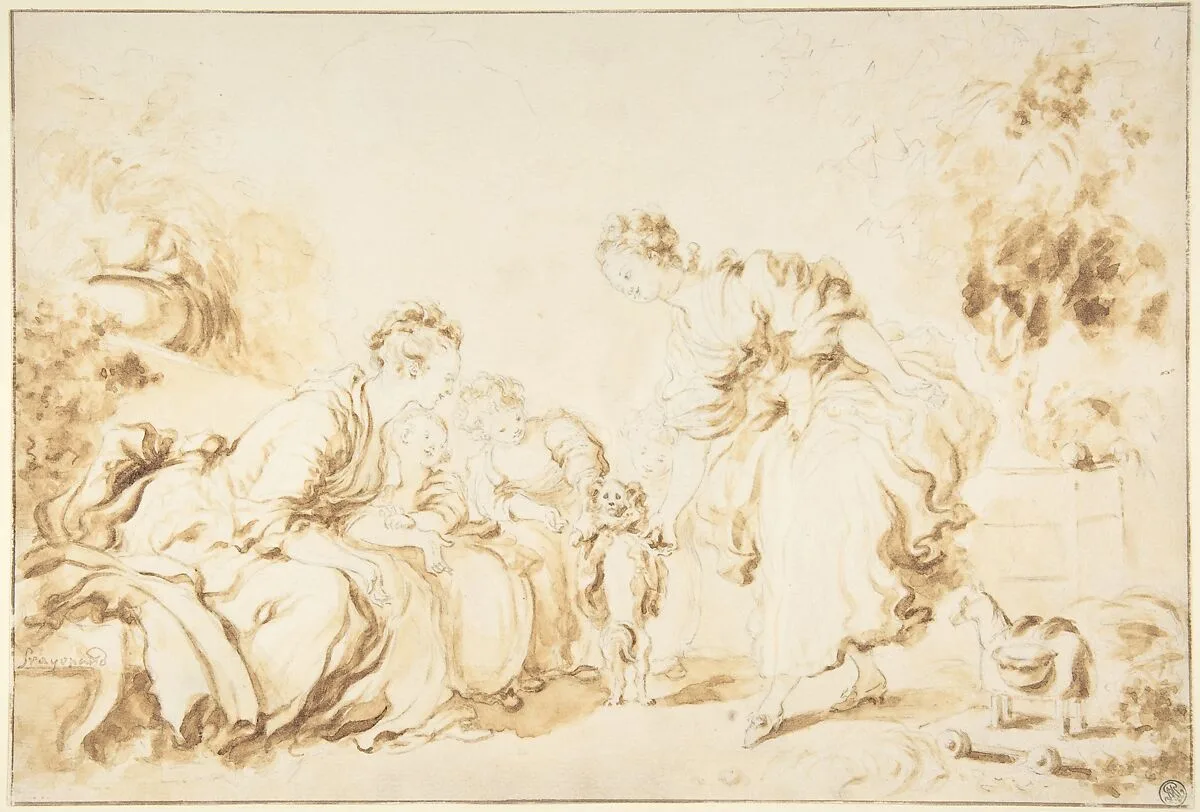 The Education of a Dog — Jean Honoré Fragonard