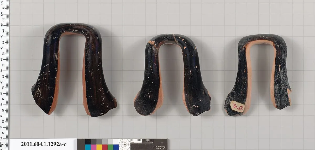 Terracotta fragments of kylikes (drinking cups) — Unknown