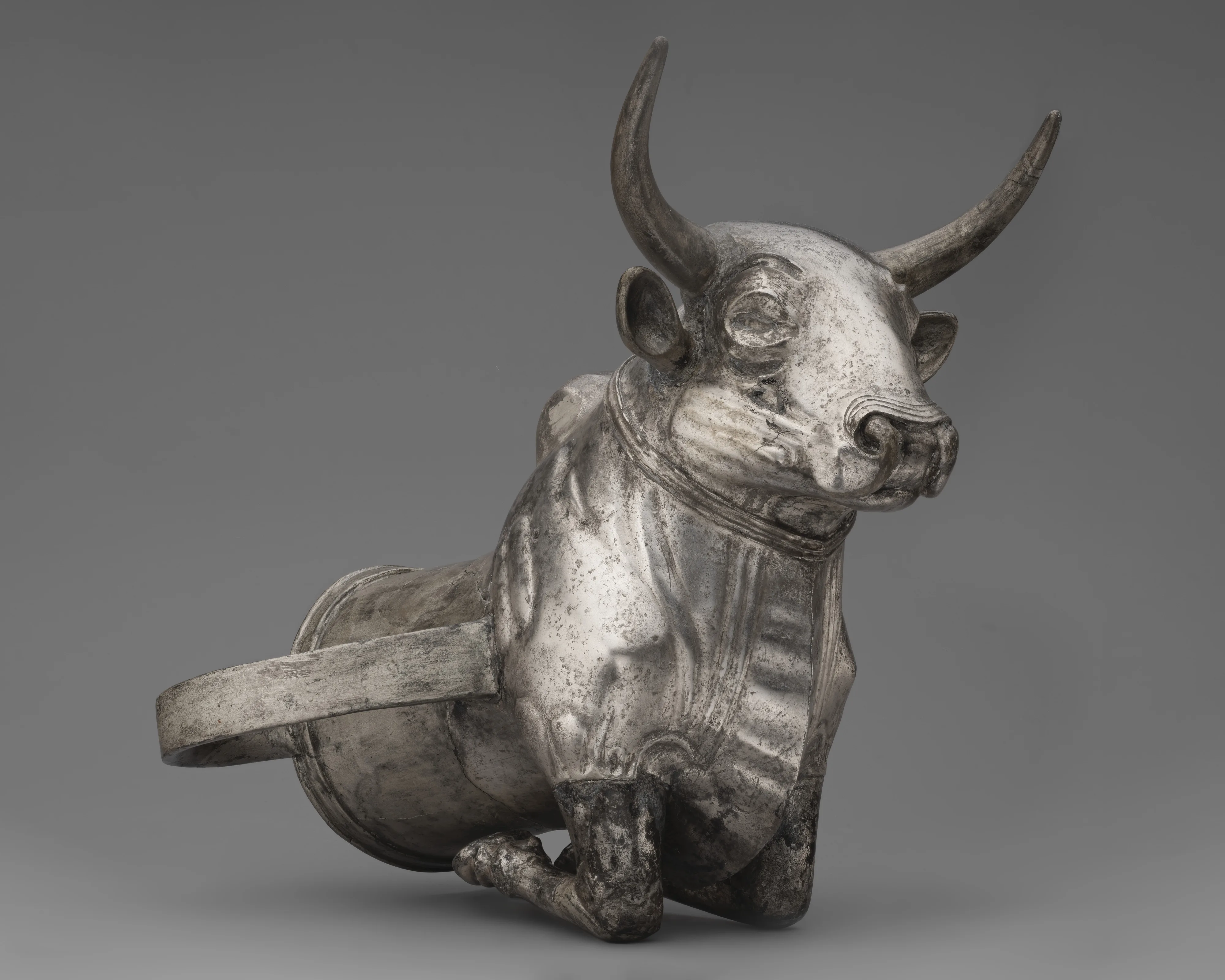 Vessel terminating in the forepart of a bull — Unknown