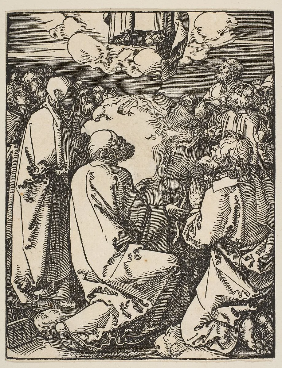 The Ascension, from "The Little Passion" — Albrecht Dürer
