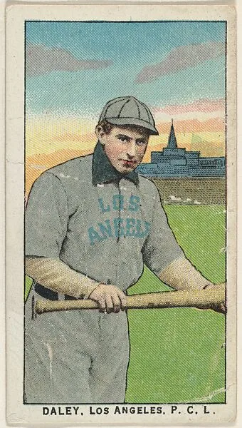 Daley, Los Angeles, Pacific Coast League, from the "Obak Baseball Players" set (T212), issued by the American Tobacco Company to promote Obak Mouthpiece Cigarettes — American Tobacco Company